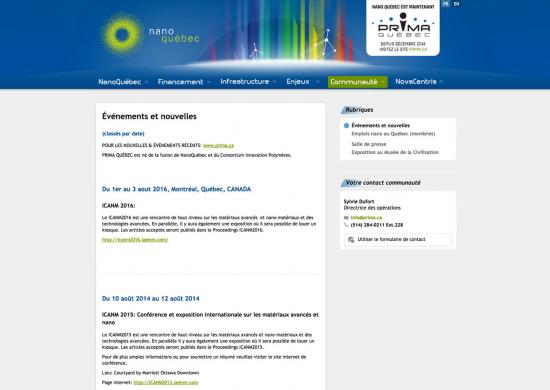 NanoQuébec screenshot NanoQuébec screenshot