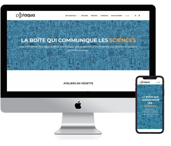 Présentation du site de Profaqua Présentation du site de Profaqua