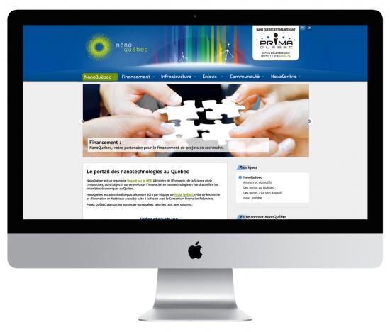 NanoQuébec site NanoQuébec site